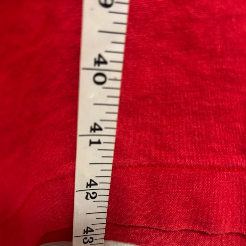Sleeveless Red Dress 3X ladies linen blend - Picture 5 of 9